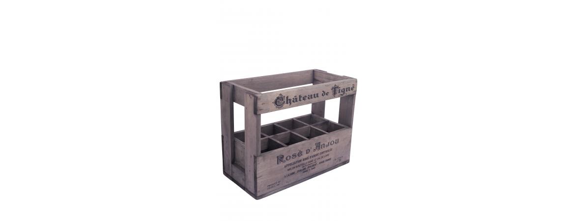 Wine Crate for 8 Bottles - Chateau de Tigne