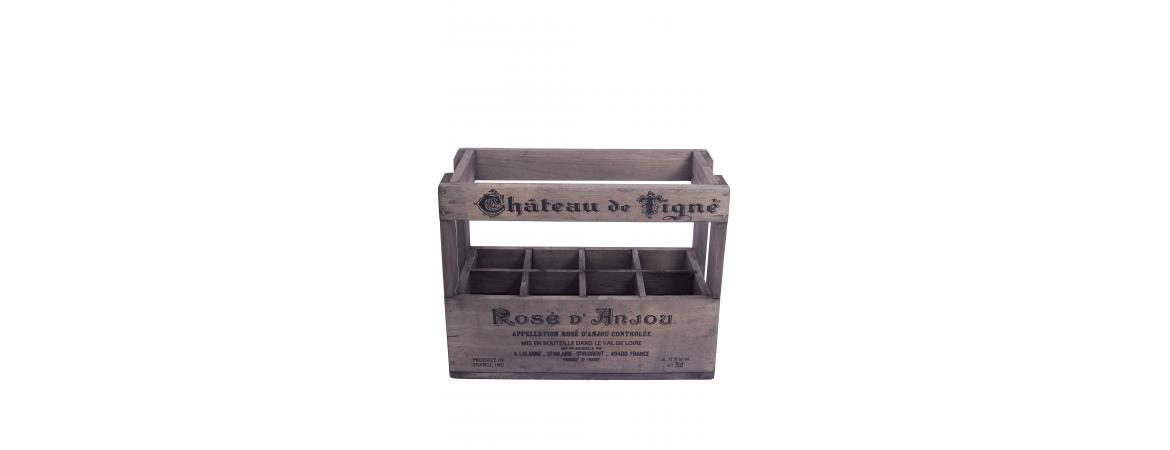Wine Crate for 8 Bottles - Chateau de Tigne