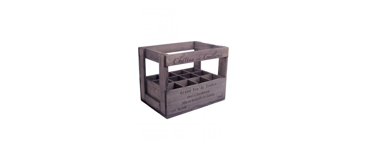 Wine Crate for 12 Bottles - Chateau de Guilleroi