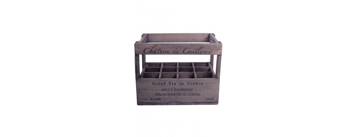 Wine Crate for 12 Bottles - Chateau de Guilleroi