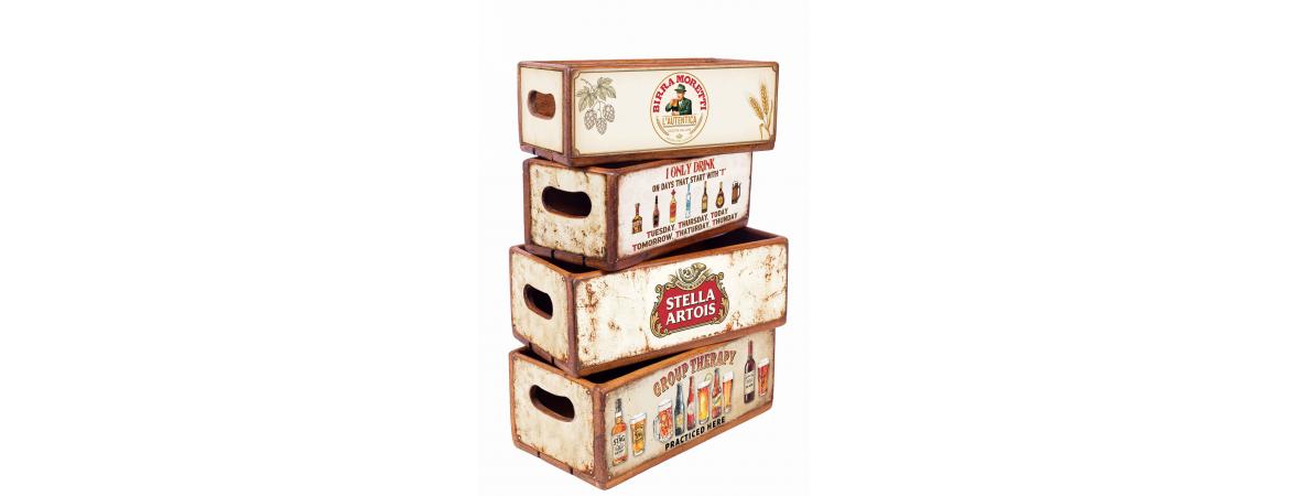 Set of 4 Rectangular Boxes - Group Therapy