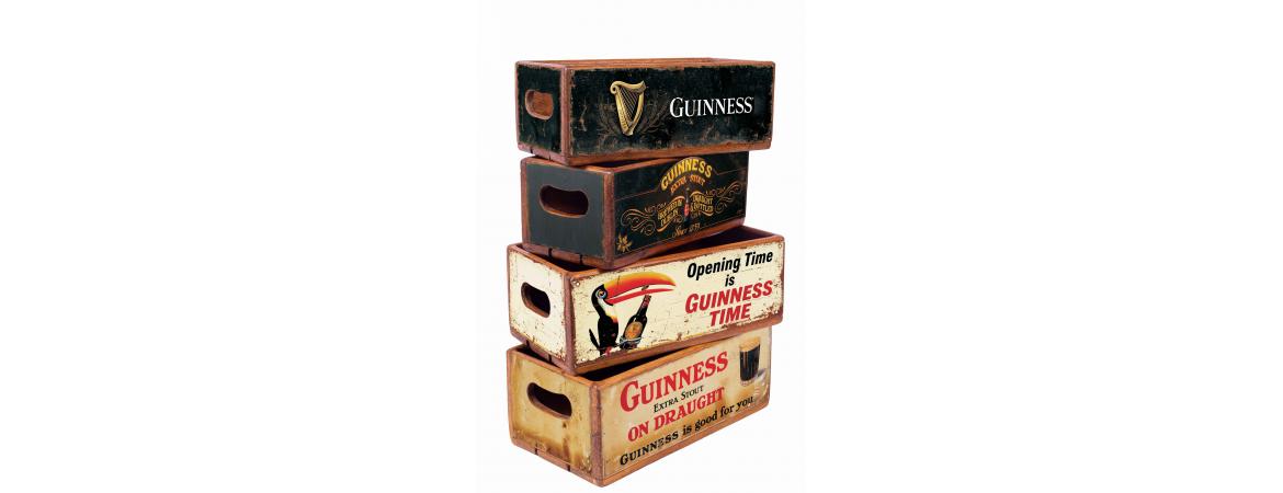 Set of 4 Rectangular Boxes - Guinness