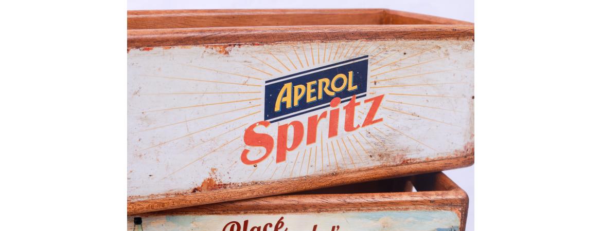 Set of 4 Rectangular Boxes - Aperol