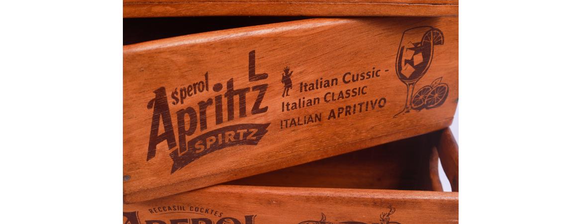 Set of 4 Rectangular Boxes - Place Del Aperol