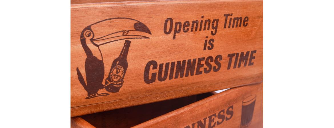 Set of 4 Rectangular Boxes - Guinness