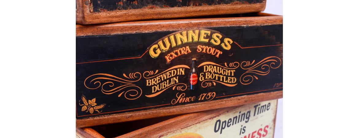 Set of 4 Rectangular Boxes - Guinness