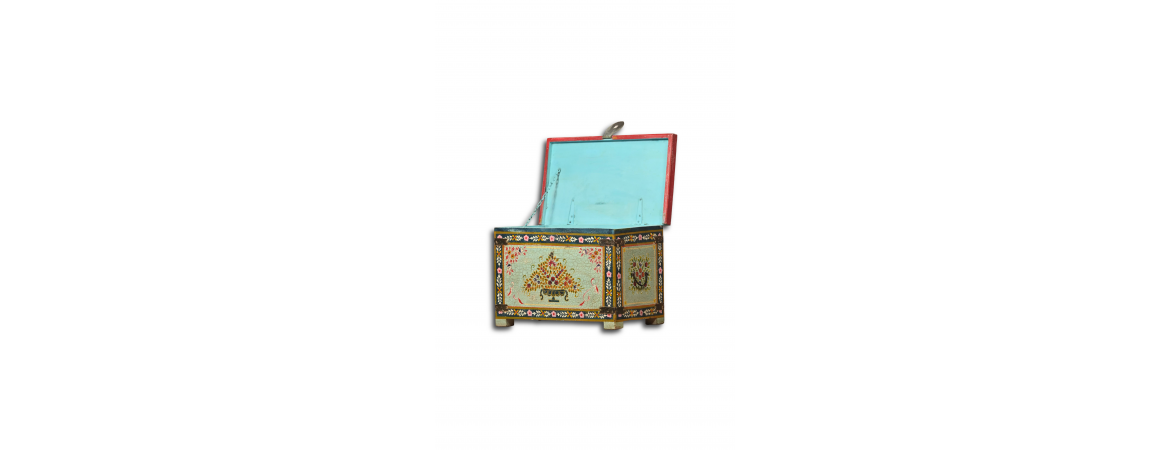 Hand Painted Lift Top Chest