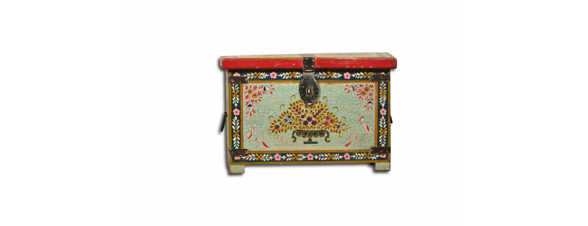Hand Painted Lift Top Chest