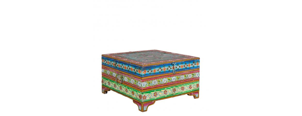 Vintage Hand Painted Coffee Table