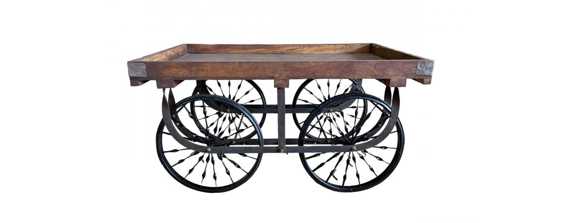 Iron and Wood Cart