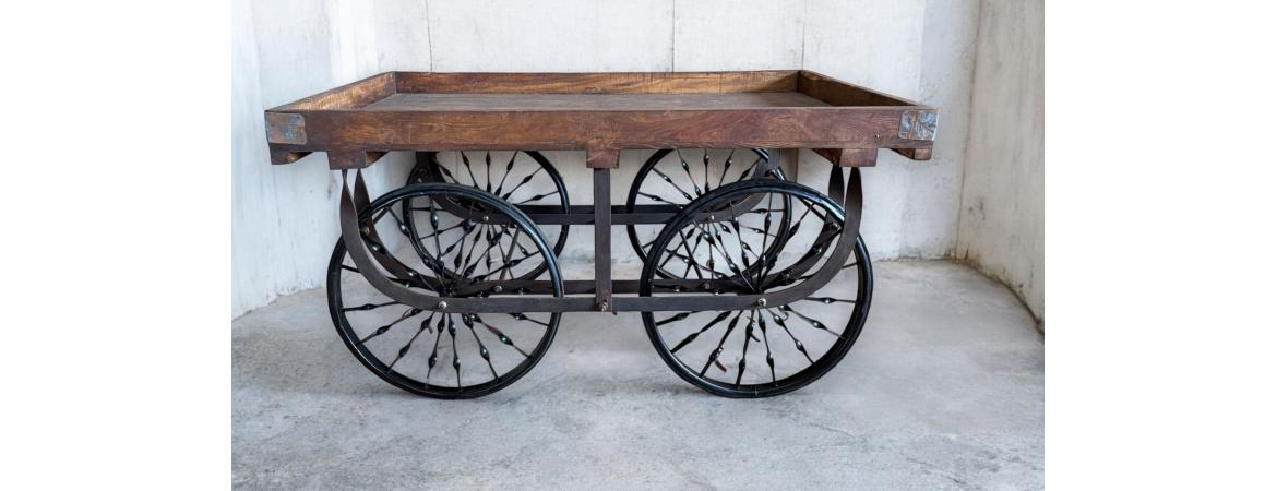 Iron and Wood Cart