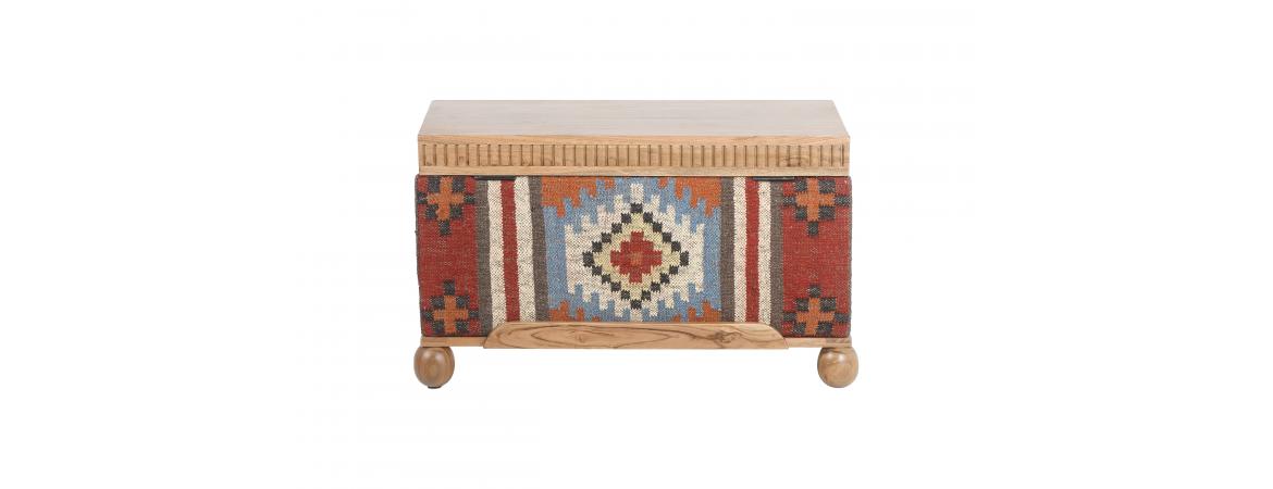 Storage Ottoman Red