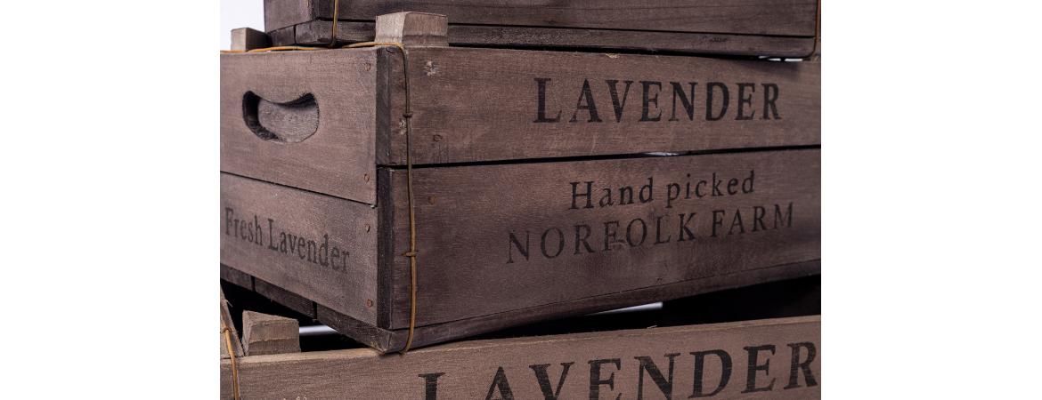 Damson Box - Lavender Set of 3