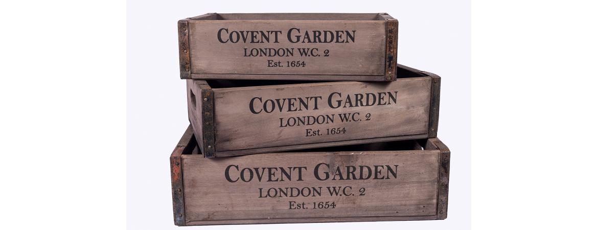 Set of 3 Covent Garden Boxes