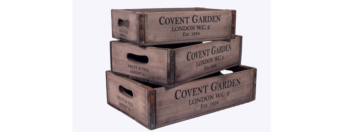 Set of 3 Covent Garden Boxes