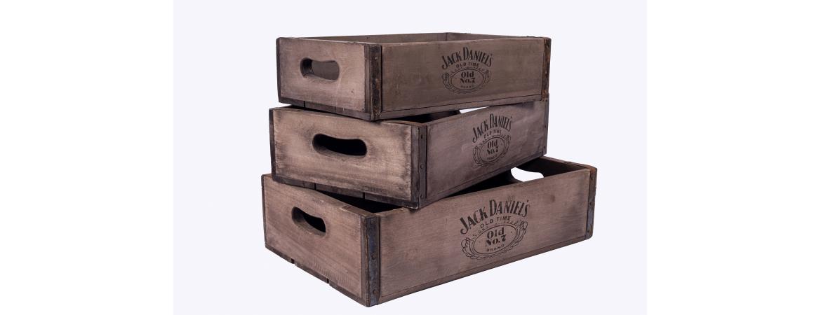 Set of 3 Jack Daniels Boxes