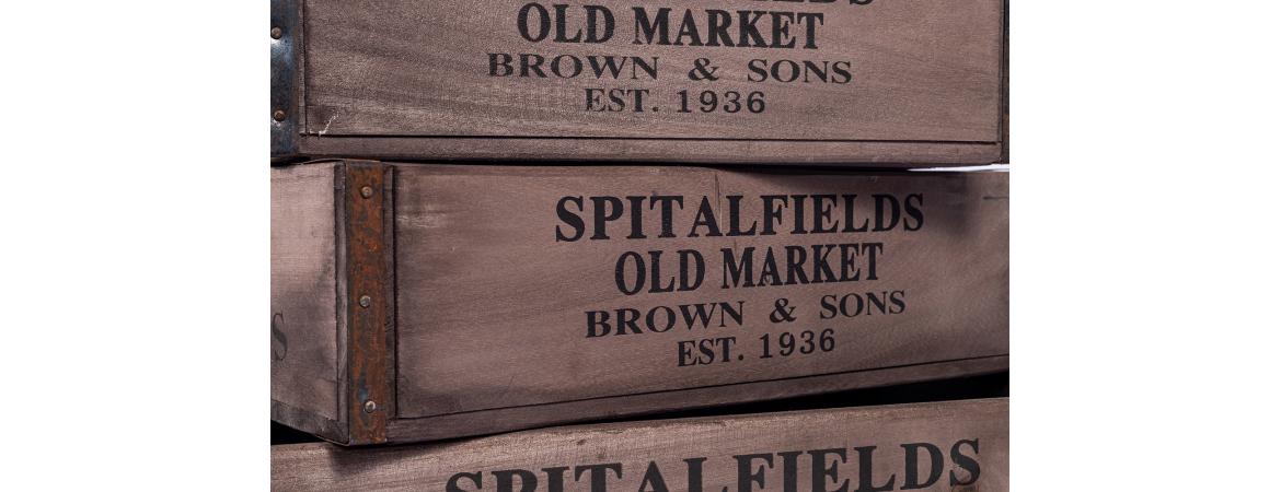 Set of 3 Spitalfields Market Boxes