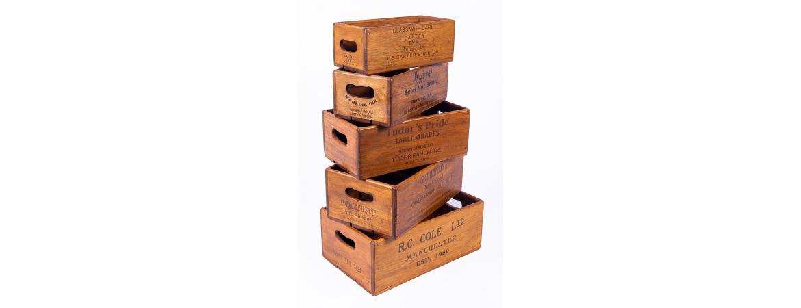 Set of 5 Shellfish Nesting Boxes - R.C Cole