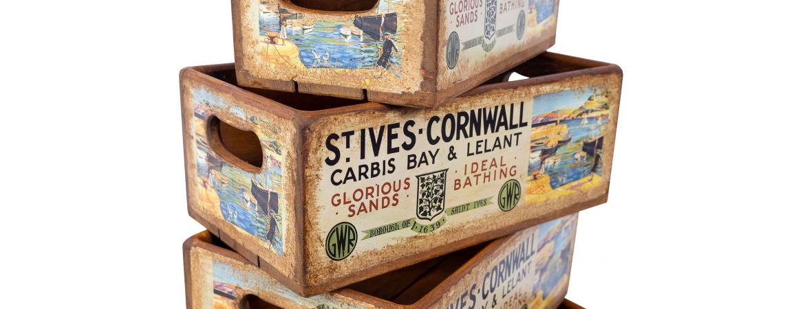 Set of 5 Shellfish Nesting Boxes - St Ives