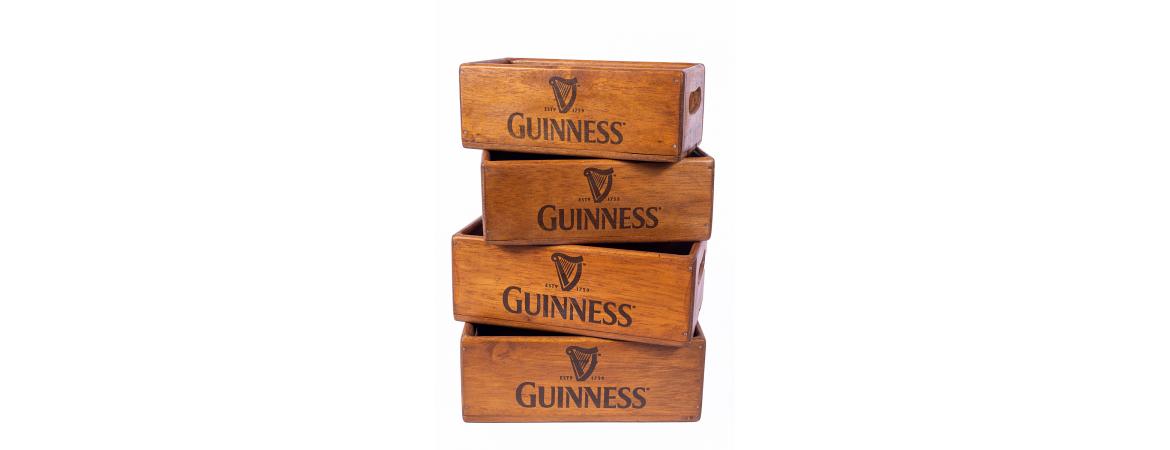 Set of 4 Rectangular Boxes - Guinness