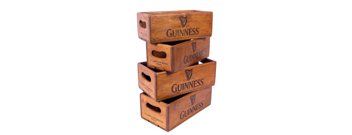 Set of 4 Rectangular Boxes - Guinness