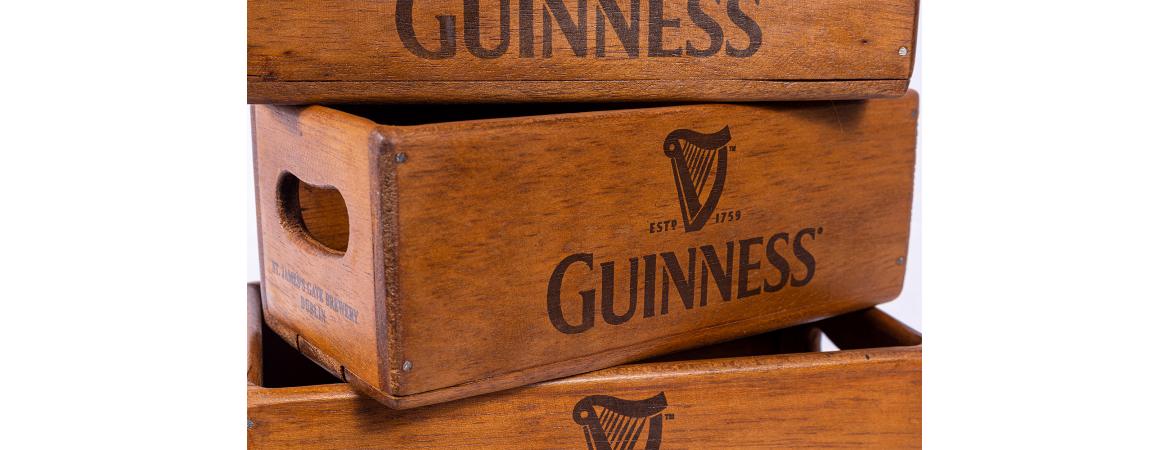 Set of 4 Rectangular Boxes - Guinness