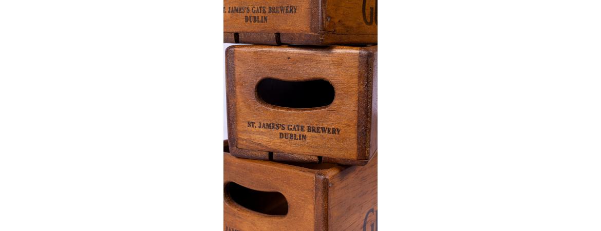 Set of 4 Rectangular Boxes - Guinness