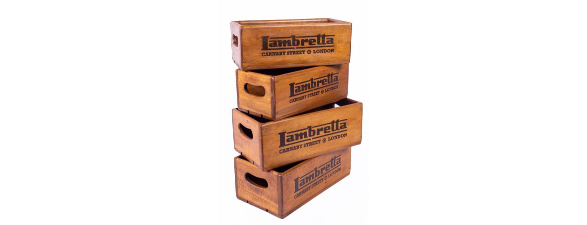 Set of 4 Rectangular Boxes - Lambretta Carnaby