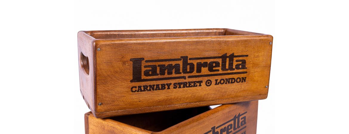 Set of 4 Rectangular Boxes - Lambretta Carnaby