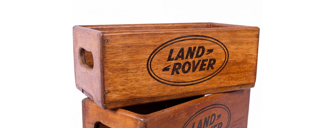 Set of 4 Rectangular Boxes - Land Rover