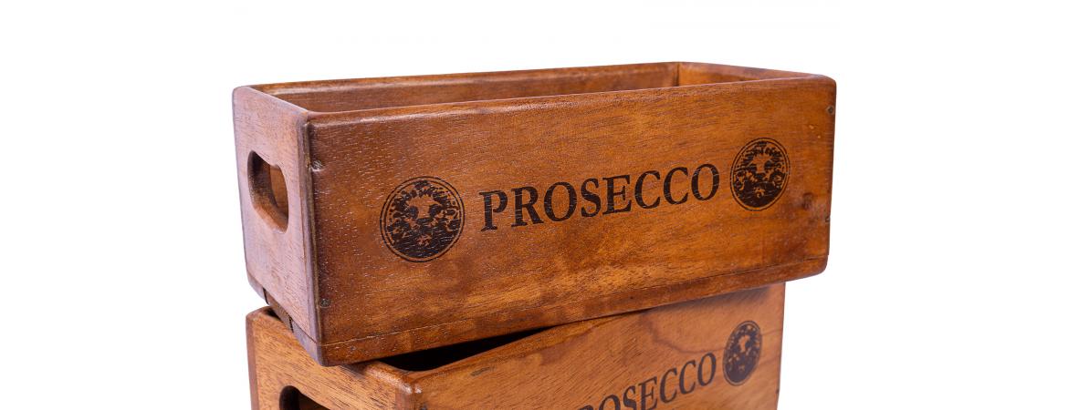 Set of 4 Rectangular Boxes - Prosecco