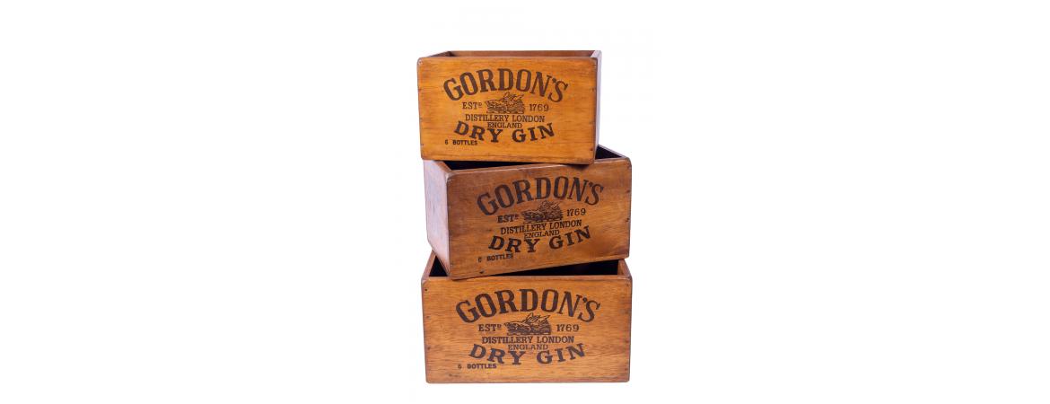 Set of 3 Dry Gin Boxes - Gordon's