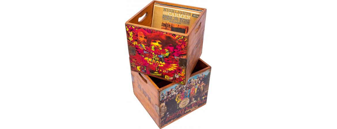 Set of 4 Record Boxes