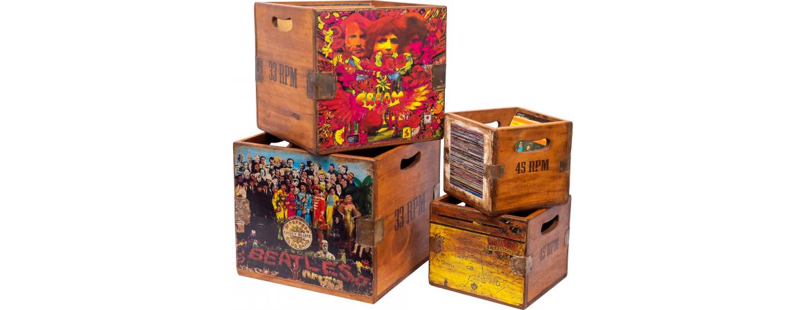 Set of 4 Record Boxes