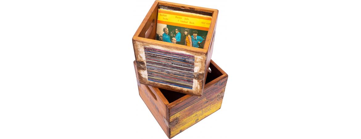 Set of 4 Record Boxes