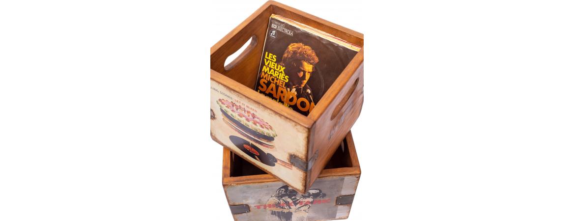 Set of 4 Record Boxes