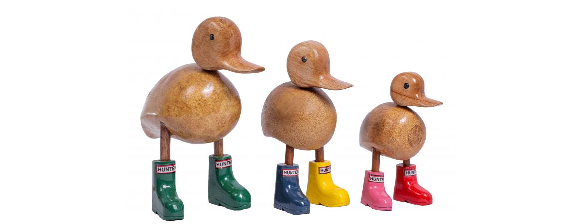 Duck Set of 3 - Hunter Wellies