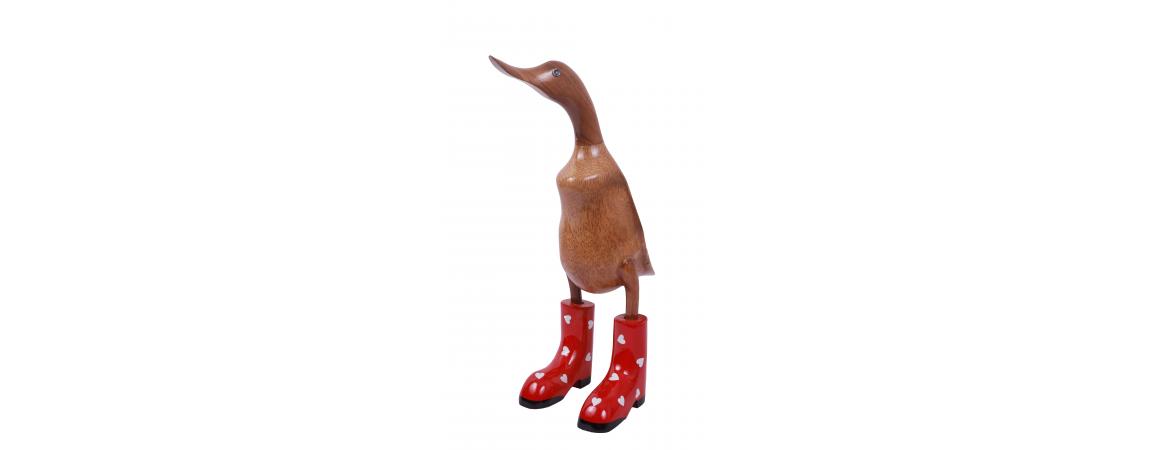 Set of 3 Ducks - Love Heart Wellies