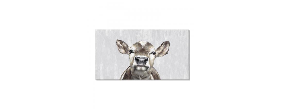 Jersey Girl Cow Canvas Print