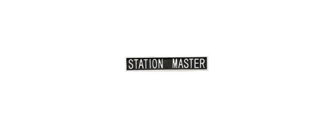 Station Master Plaque