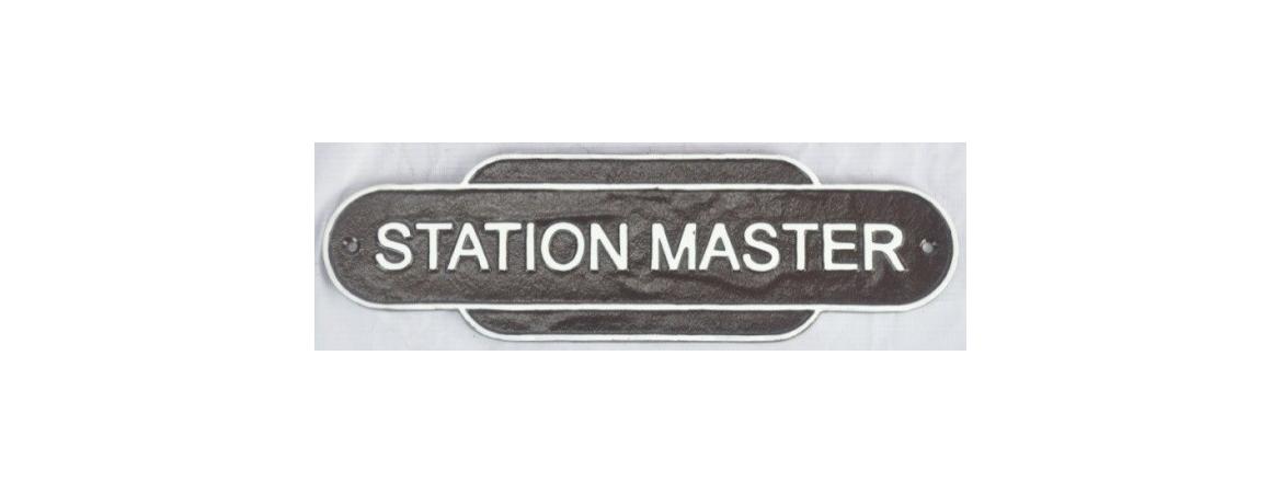 Station Master Plaque
