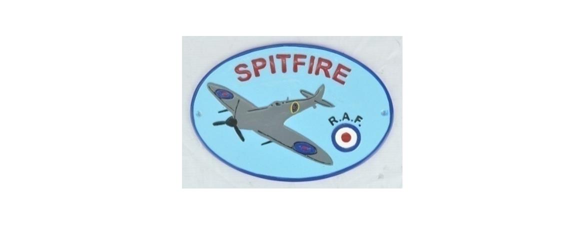 Spitfire Oval Plaque