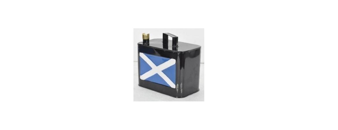 Scot Flag Can Small BlacK