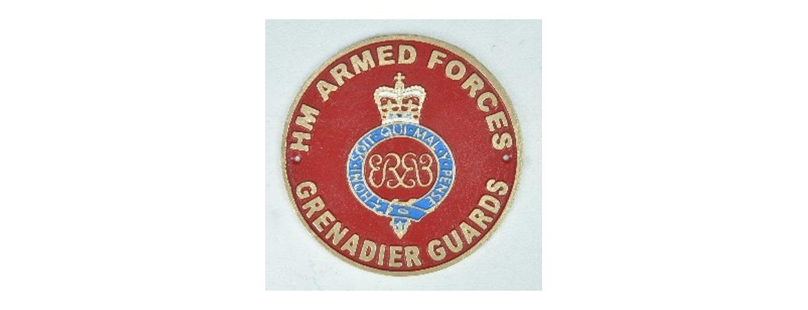 HM Armed Grenadier Plaque