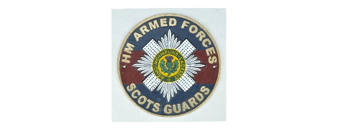 HM Armed Scots Guard Plaque
