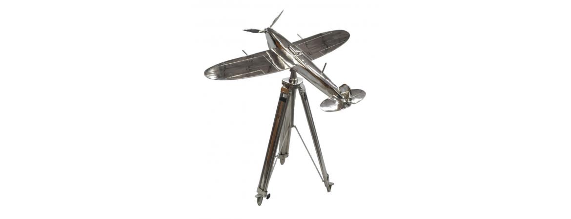 Spitfire Aircraft Model on Tripod