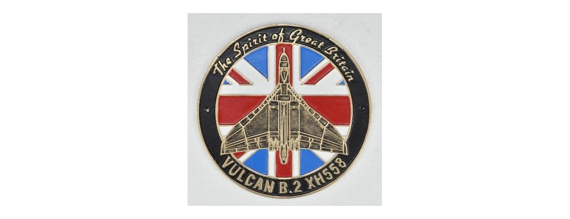 Vulcan B2 XH558 Plaque
