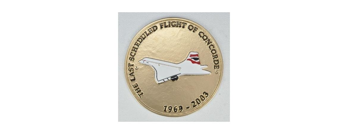 The Last Scheduled Flight of Concord Plaque