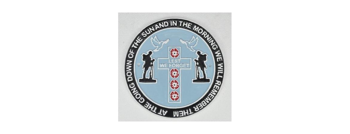 Lest We forget Plaque