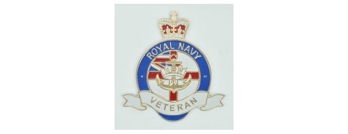 Royal Navy Veteran Plaque